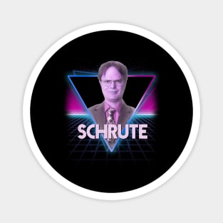 Dwight Schrute Retro 80's Triangle The Office US Magnet